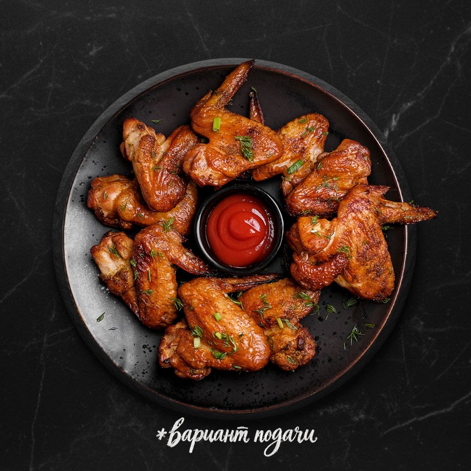 Крылья куриные гриль в папричном маринаде (готовые)