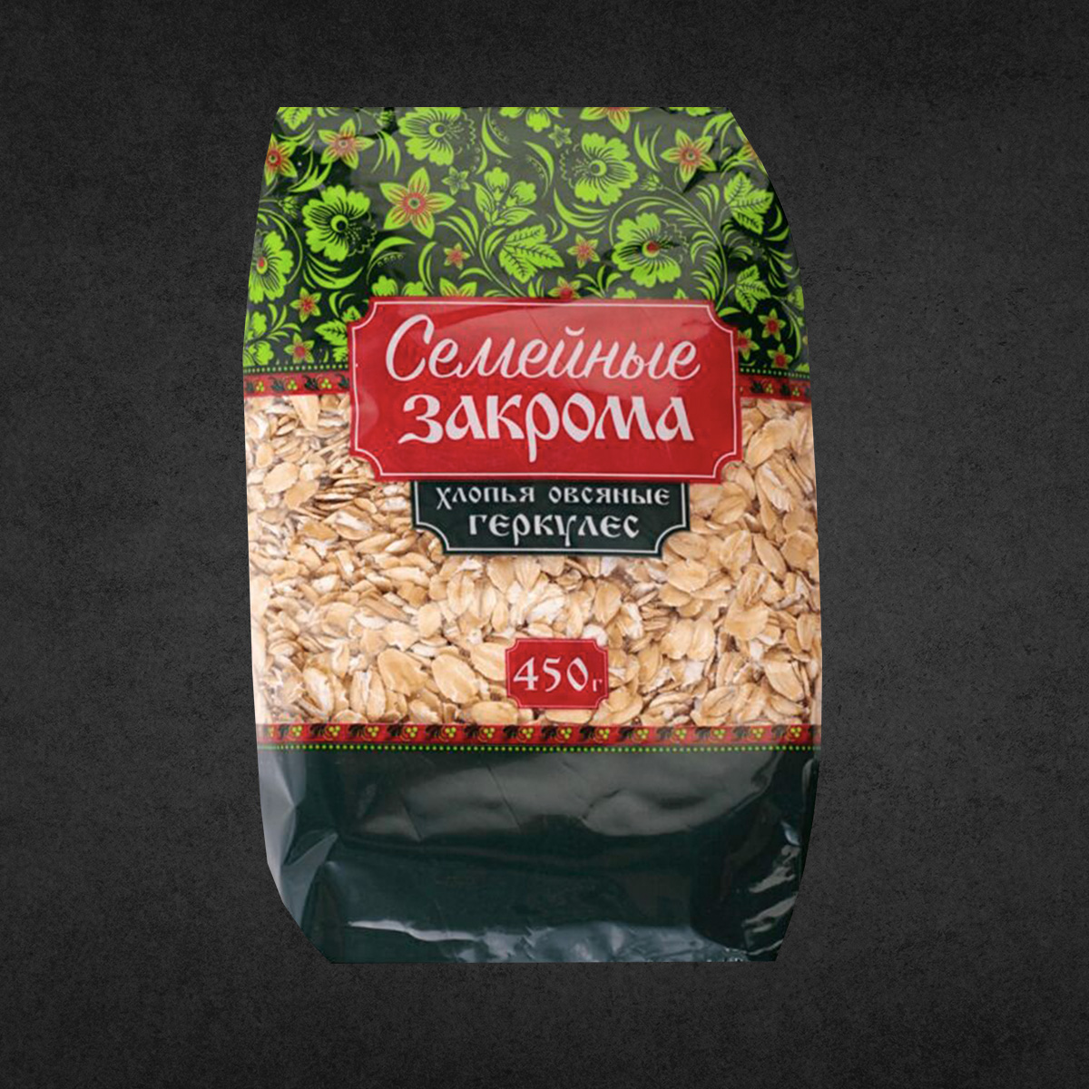 Хлопья Овсяные Геркулес 450 гр ТМ Семейные закрома