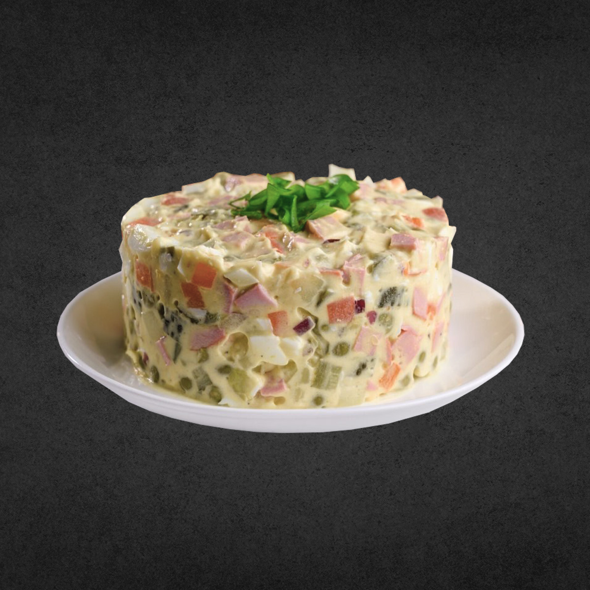 Салат Оливье с Колбасой Мясной центр