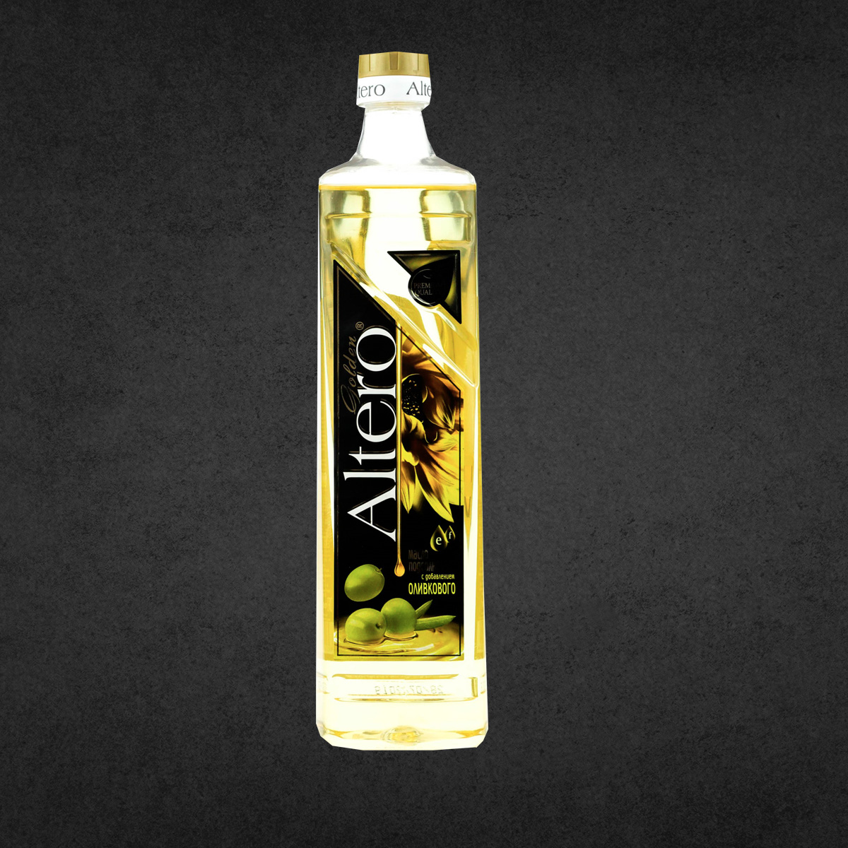 Масло подсолнечное с добавлением оливкового, 810 мл Altero Golden