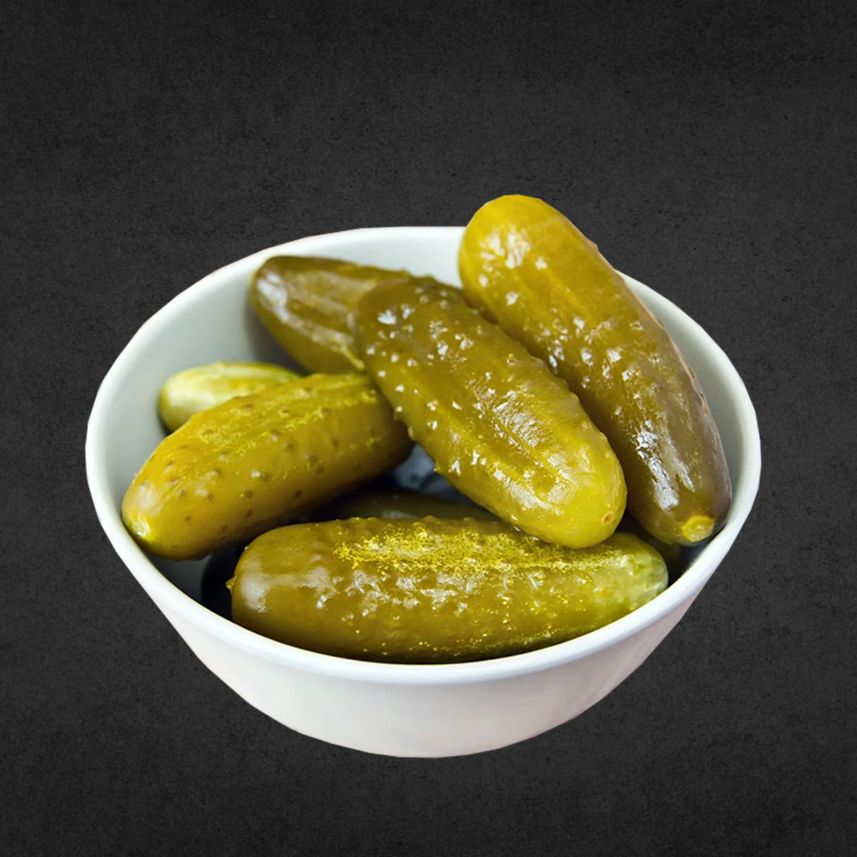 Огурцы маринованные со смородиновым листом 950 гр