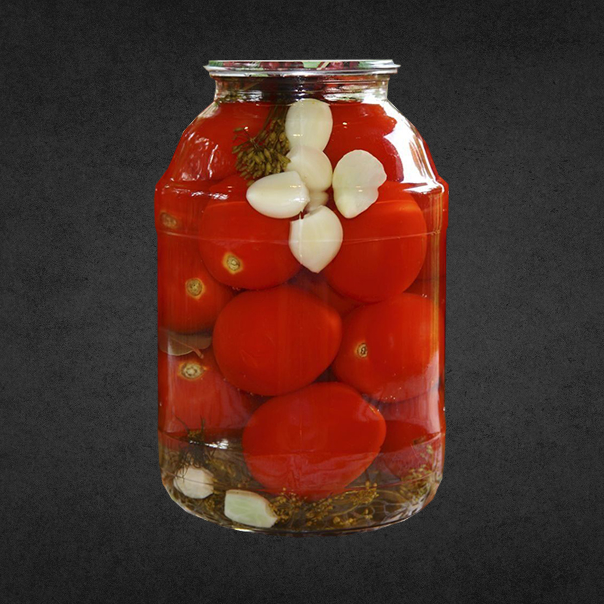 Томаты Маринованные С Чесноком 950 гр ст/бан