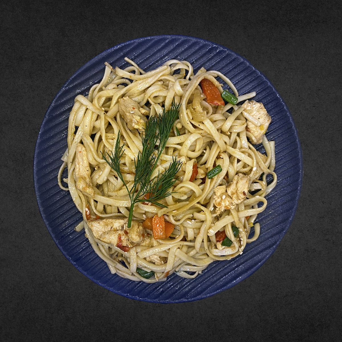Лапша Удон С Курицей (готовое) Мясной Центр