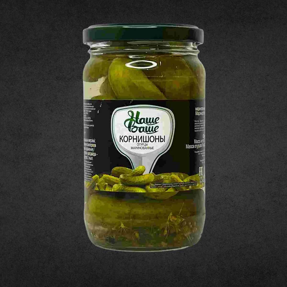 Огурцы Корнишоны мар. Наше ваше 350мл ГОСТ ст/б твист