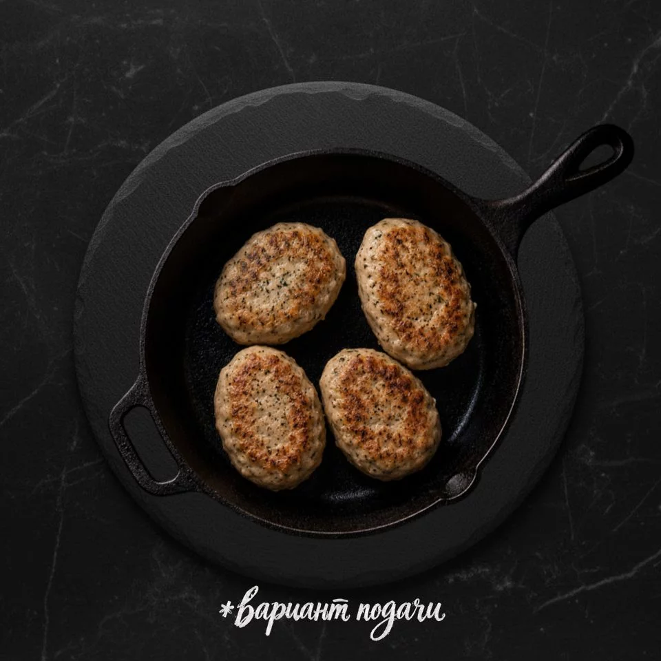 Котлеты из филе Минтая, сливочные св/м Семи Морей