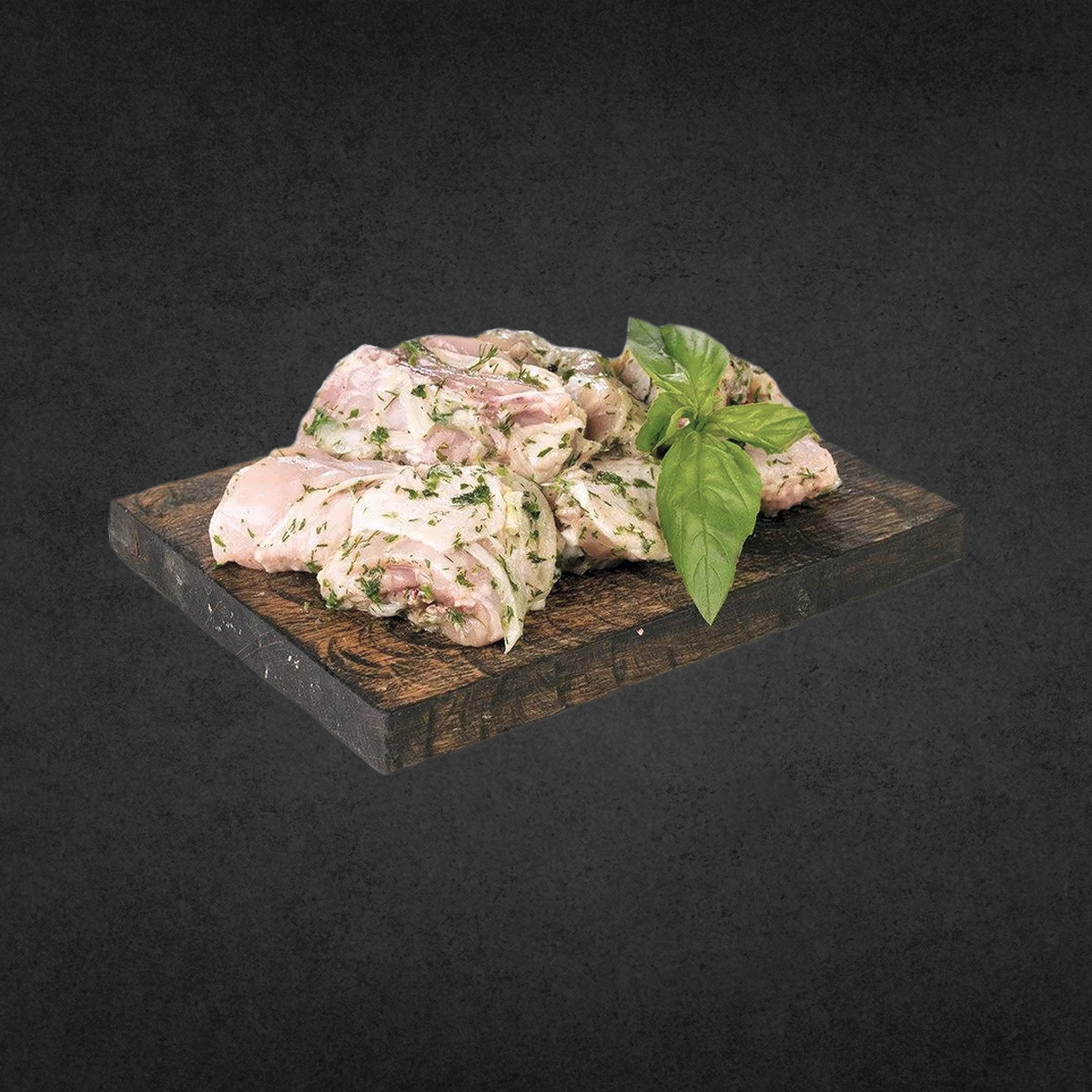 Шашлык Из Курицы в Чесночном с Травами Маринаде