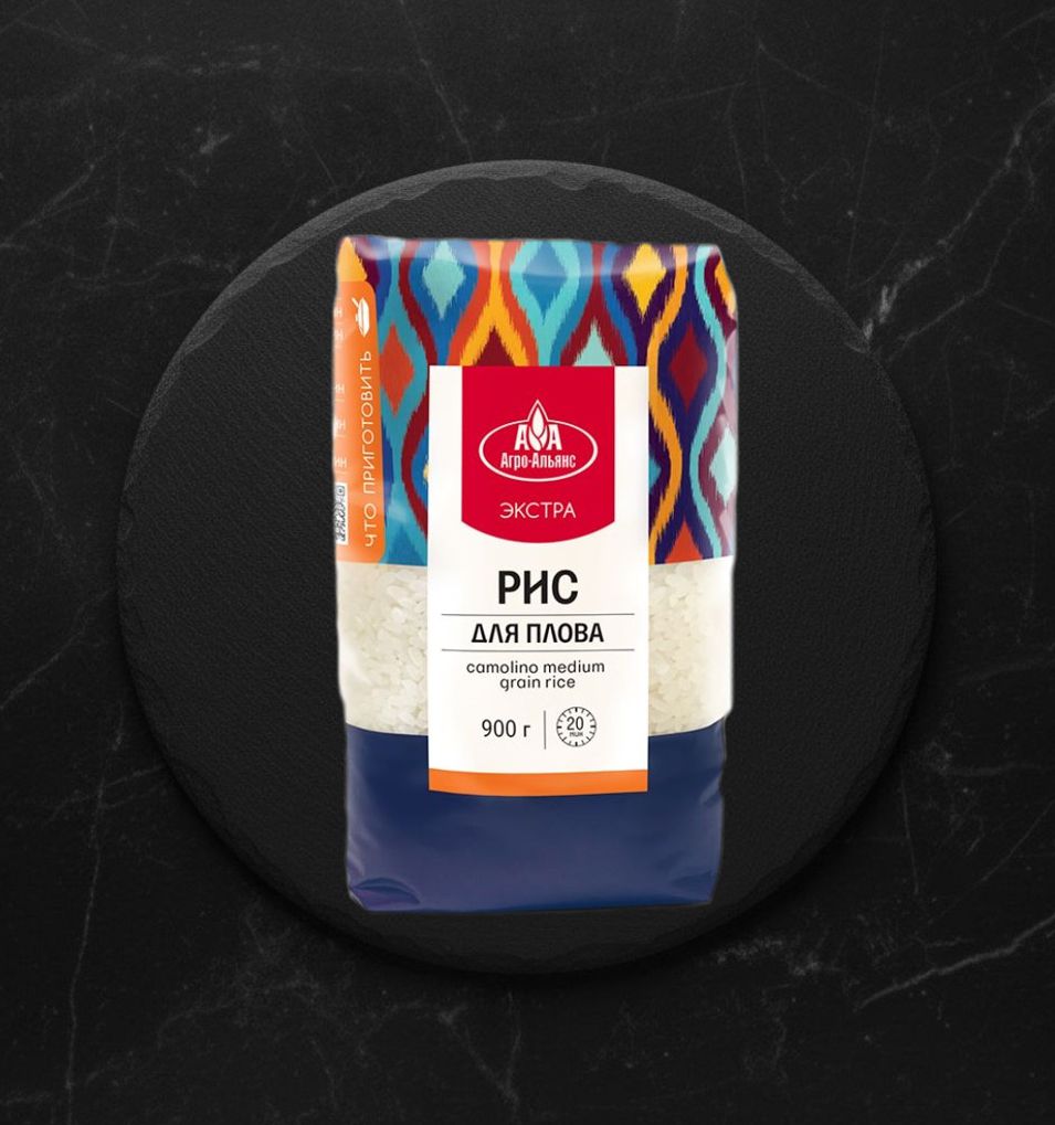 Рис Для Плова 900гр Агро-Альянс Экстра-3