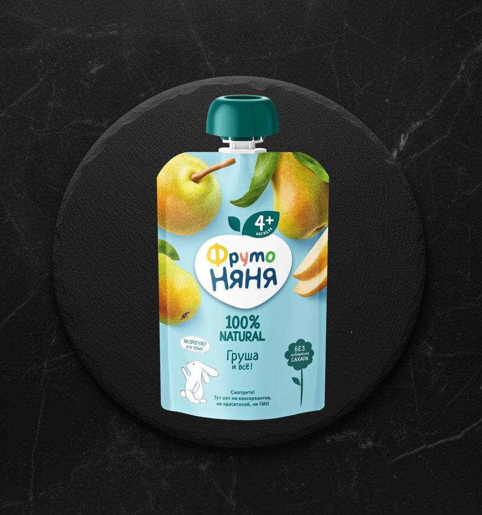 Д/Пюре Фруктовое Фруто Няня груша 90 г
