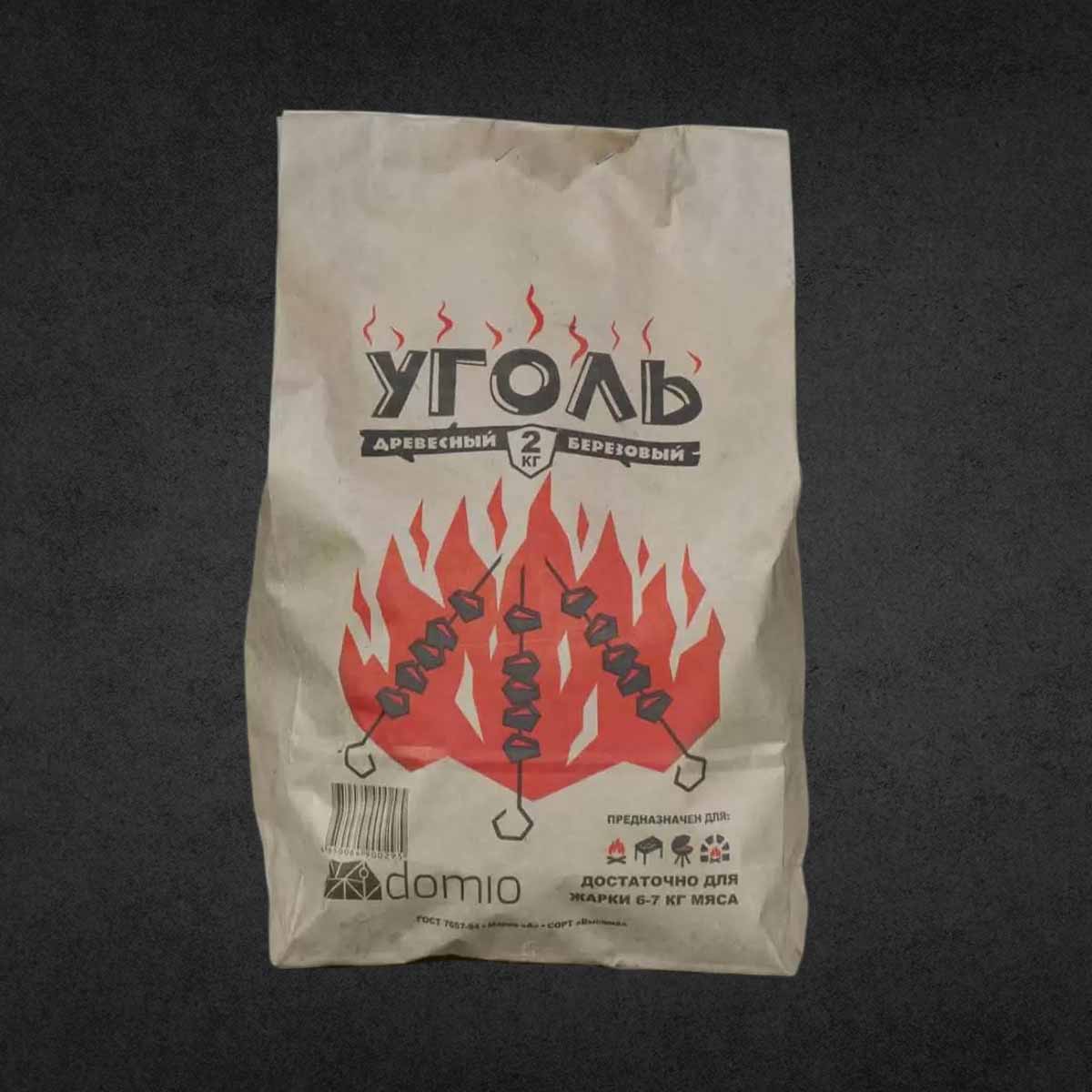 Уголь Березовый Для пикника 2кг