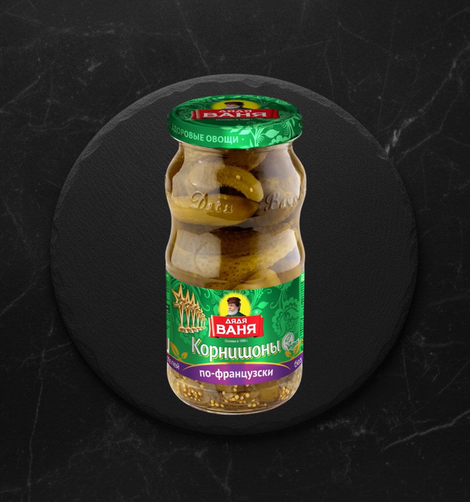 Дядя Ваня Корнишоны По-французски 460 гр