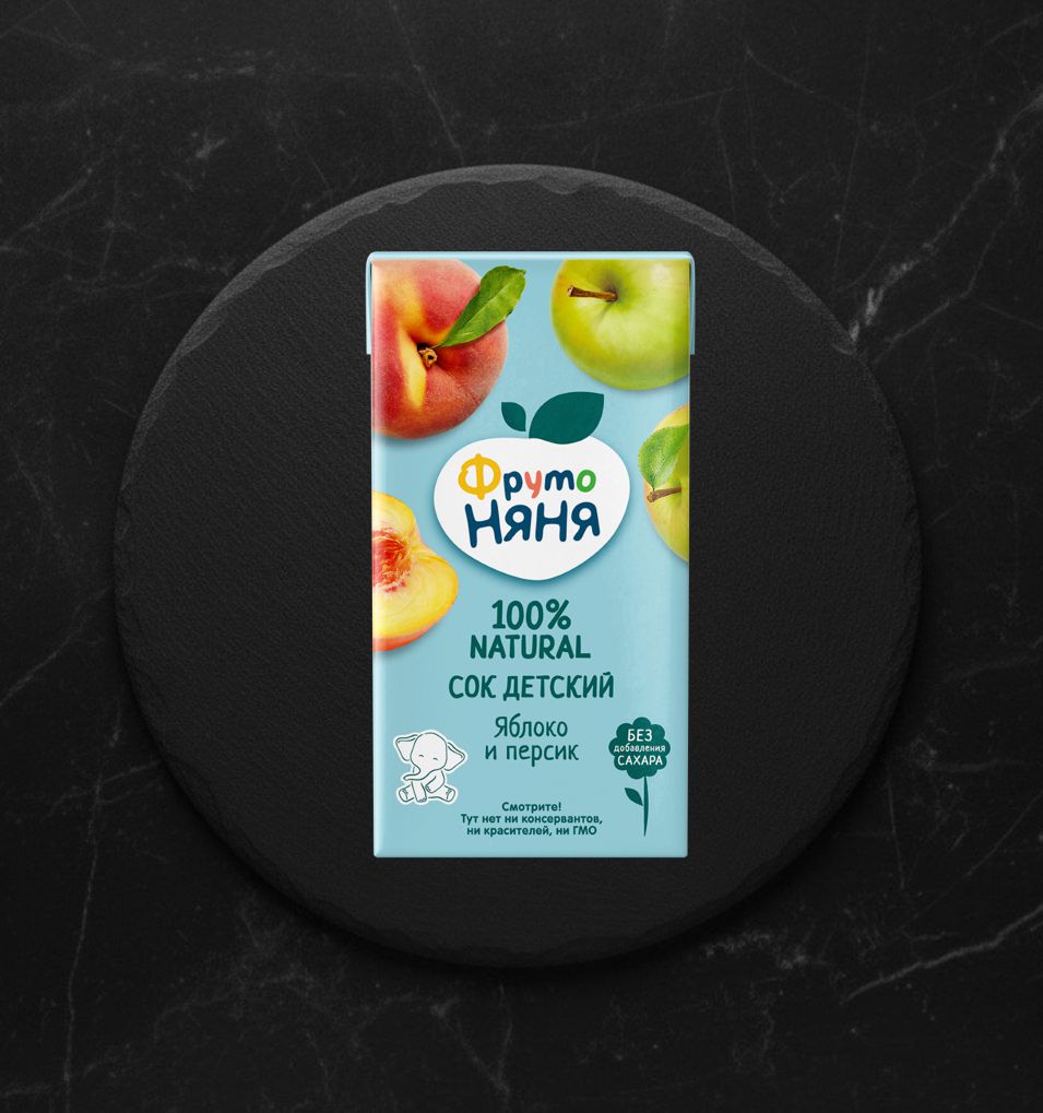 Детский Сок Фруто Няня яблоко/персик 0,5 л