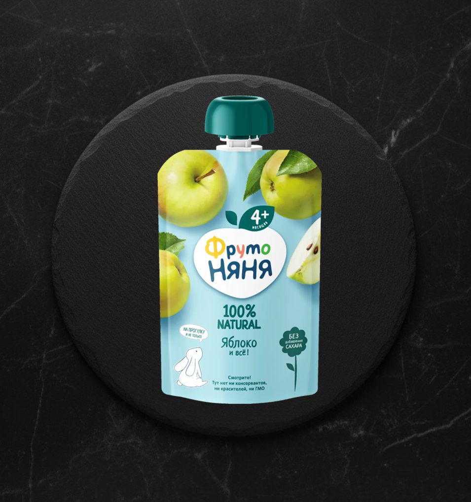 Д/Пюре Фруктовое Фруто Няня ябл/шипов/клюква 90 г