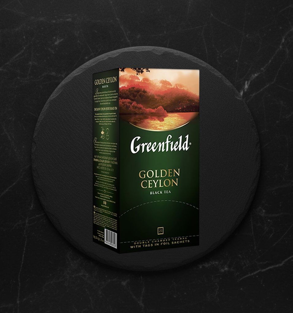 Чай Гринфилд Golden Ceylon black tea 2гр.*25п.