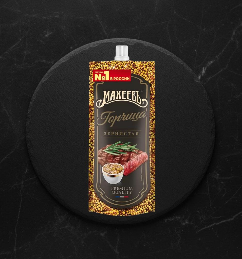 Махеев Горчица зернистая дой-пак 140гр