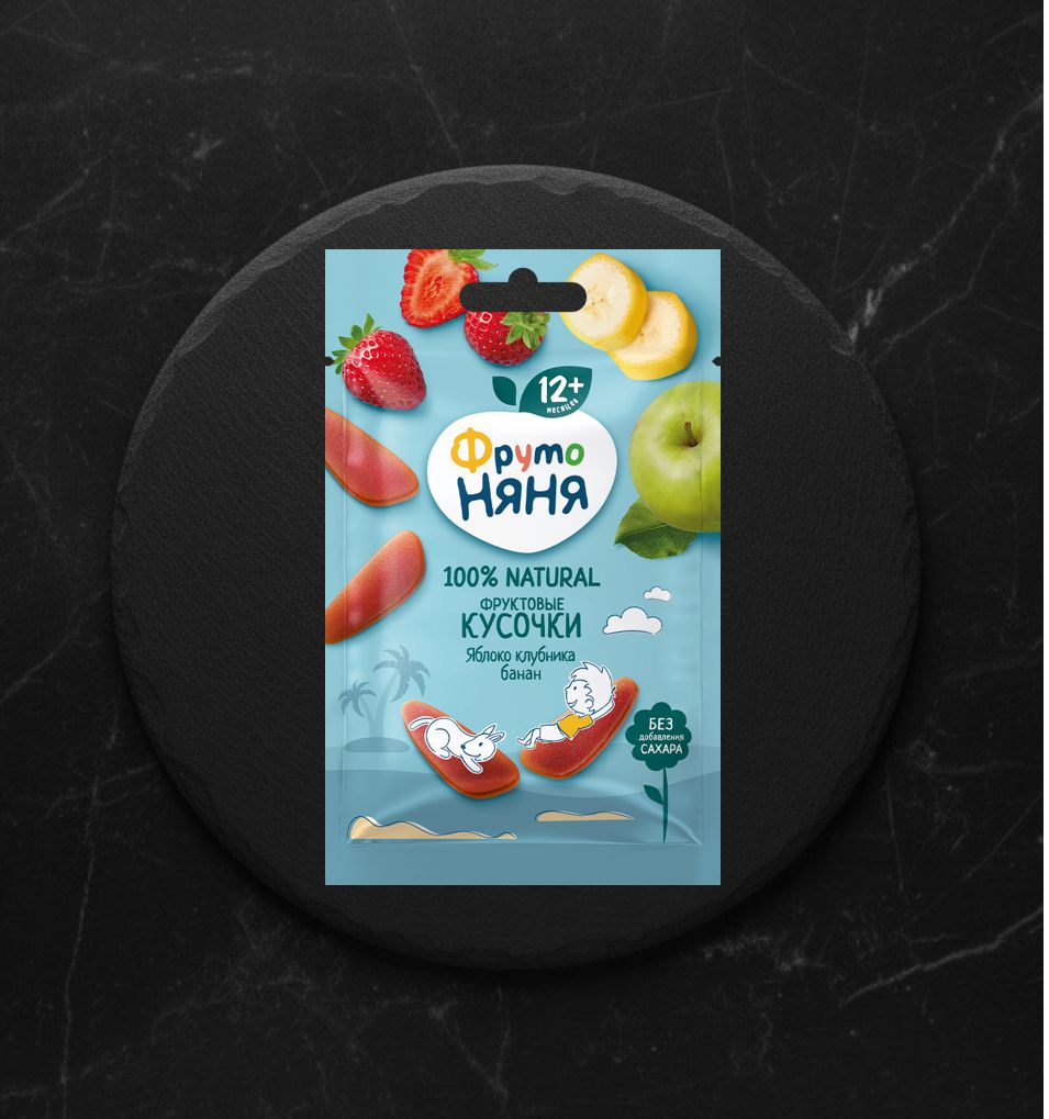 Фруктовые Кусочки Фруто Няня ябл/клуб/банан 15 г