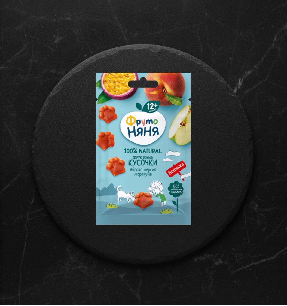Фруктовые Кусочки Фруто Няня ябл/пер/марак 15 г