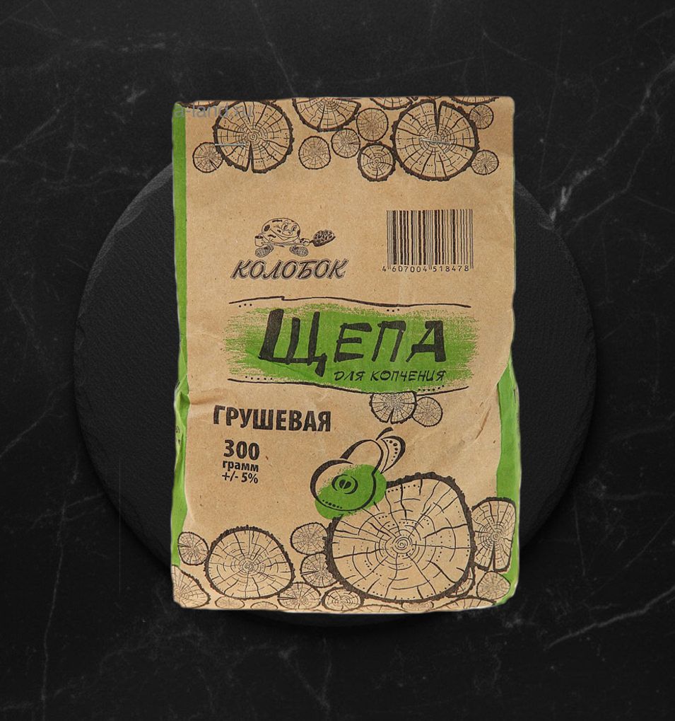 Щепа Для копчения КОЛОБОК Грушевая 300гр
