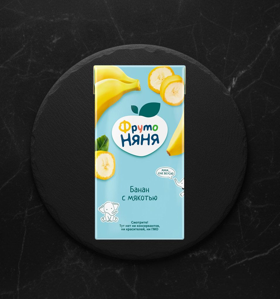 Детский Нектар Фруто Няня из бананов с мякот. 0,2 л