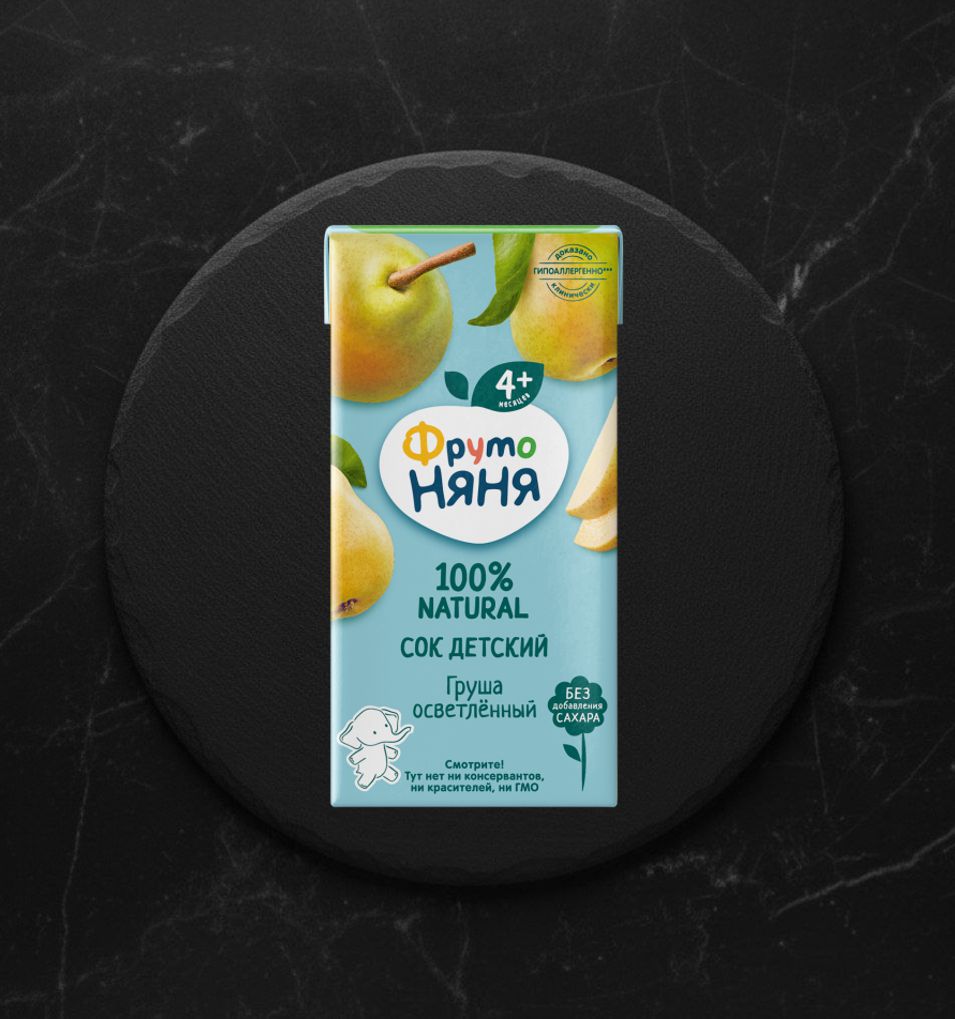Детский Сок Фруто Няня грушевый осветлен. 0,2 л