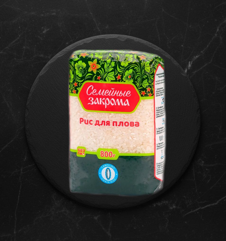 Рис для плова 800г ТМ Семейные закрома