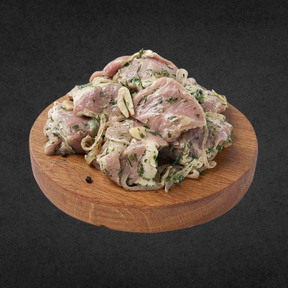 Шашлык Свинина Шея в Кефирном Маринаде Мясн.Центр