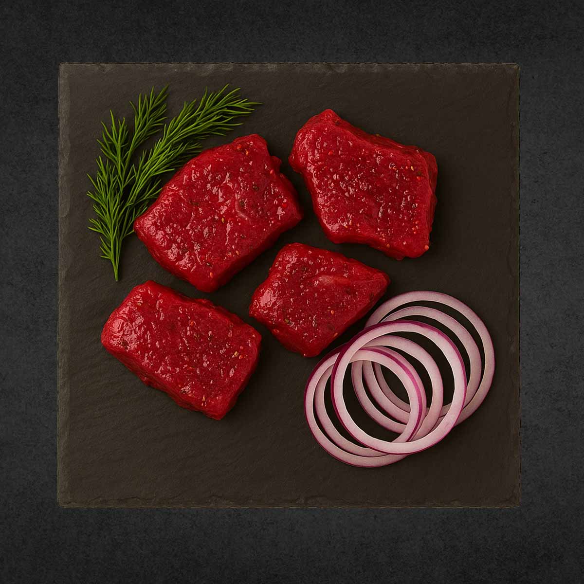 Шашлык из  Говядины в Брусничном Маринаде Мясн.Центр