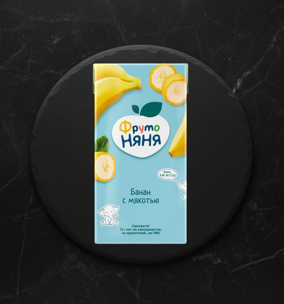 Детский Нектар Фруто Няня из бананов с мякот. 0,5 л