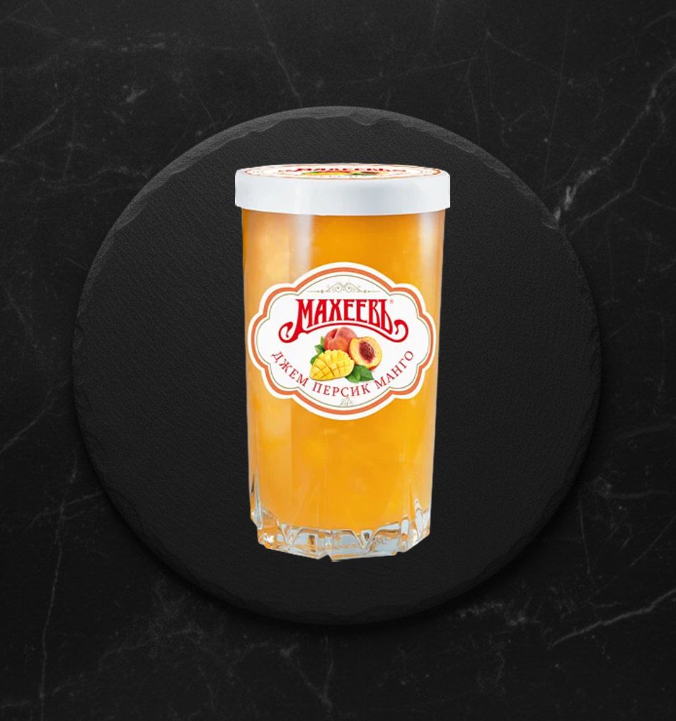 Джем Персик и Манго Махеев 400гр стакан