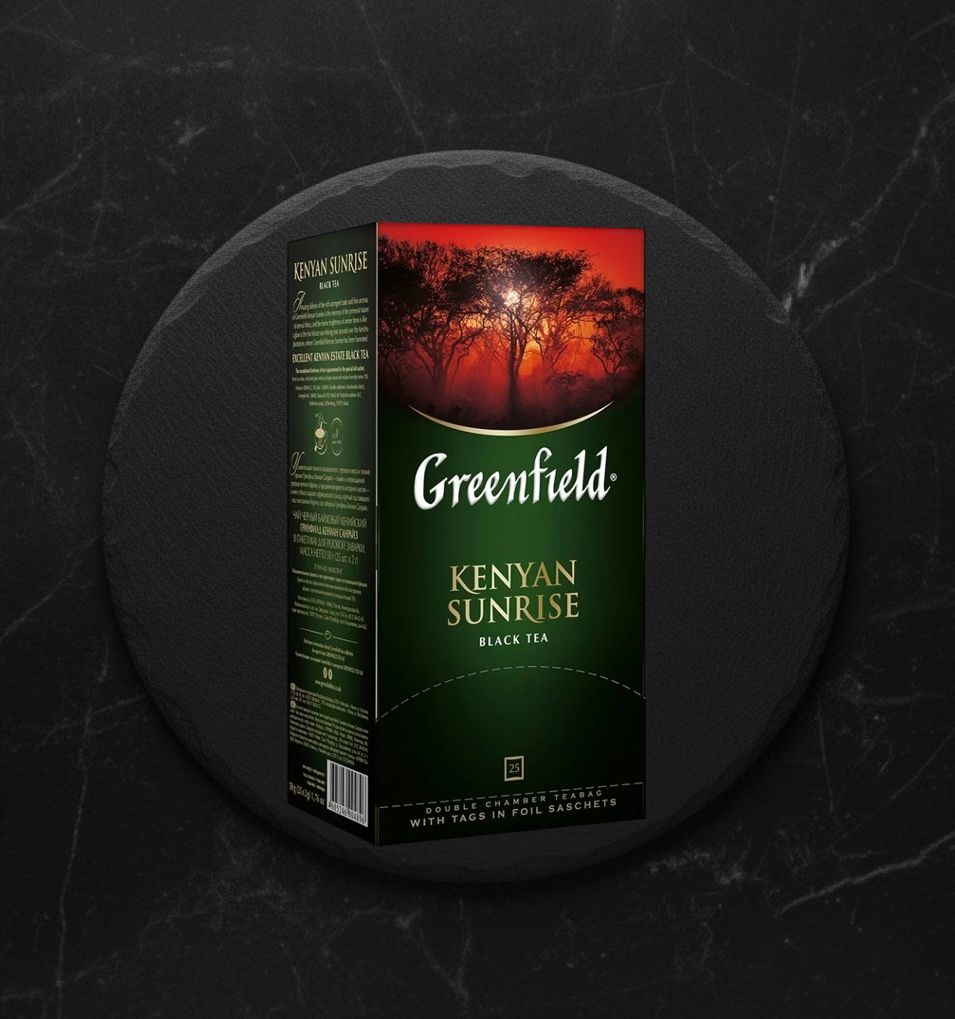Чай Гринфилд Kenyan Sunrise black tea Кениан Санрайз 2гр.*25п