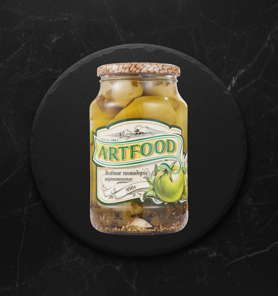 Томаты Маринованные Зеленые 950 мл ст/б