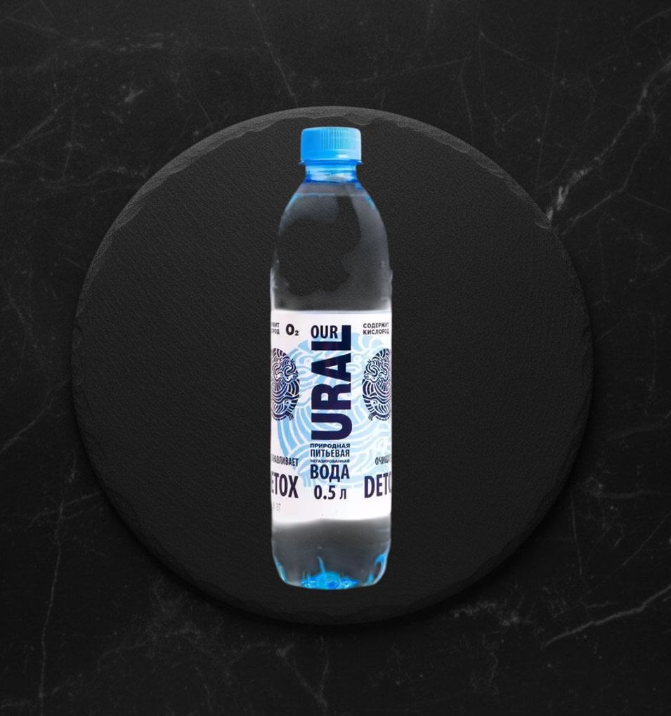 Вода пит. Наш Урал Детокс 0,5л негаз. ПЭТ