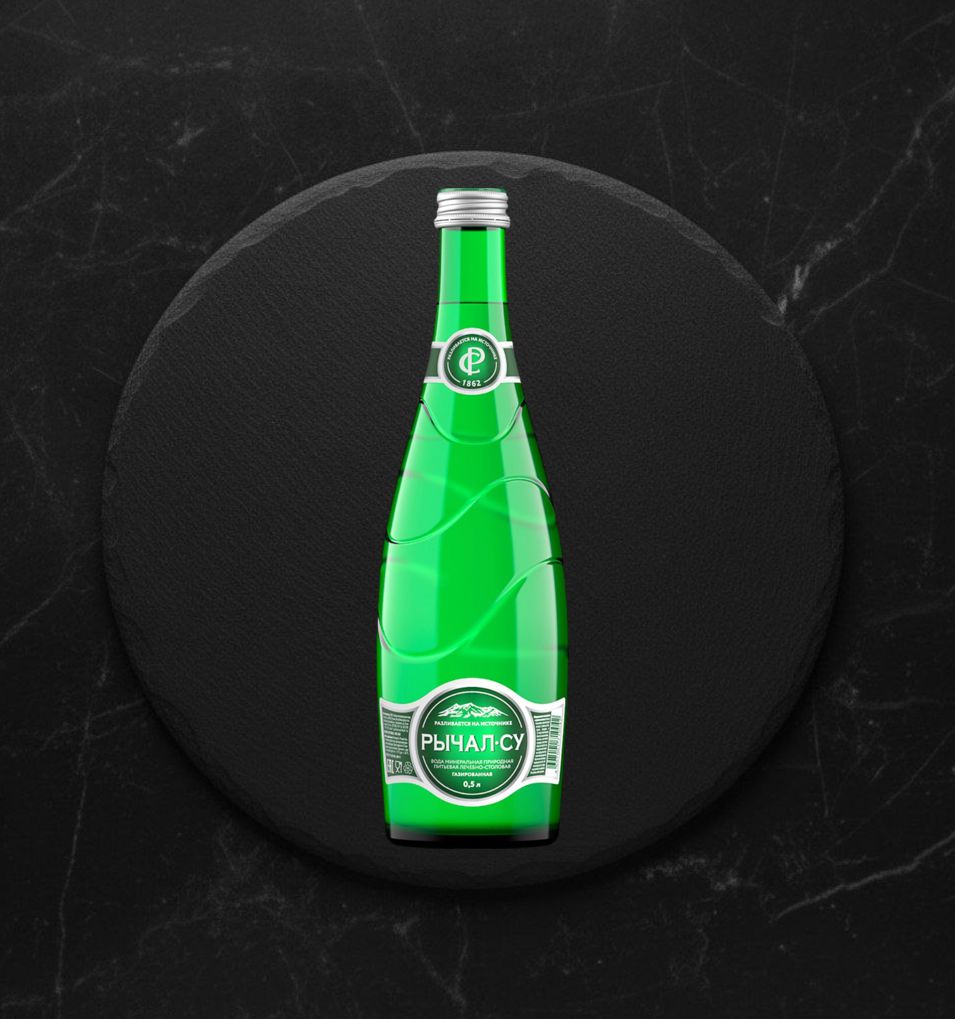 Вода Минеральная Рычал-Су с/б 0.5л