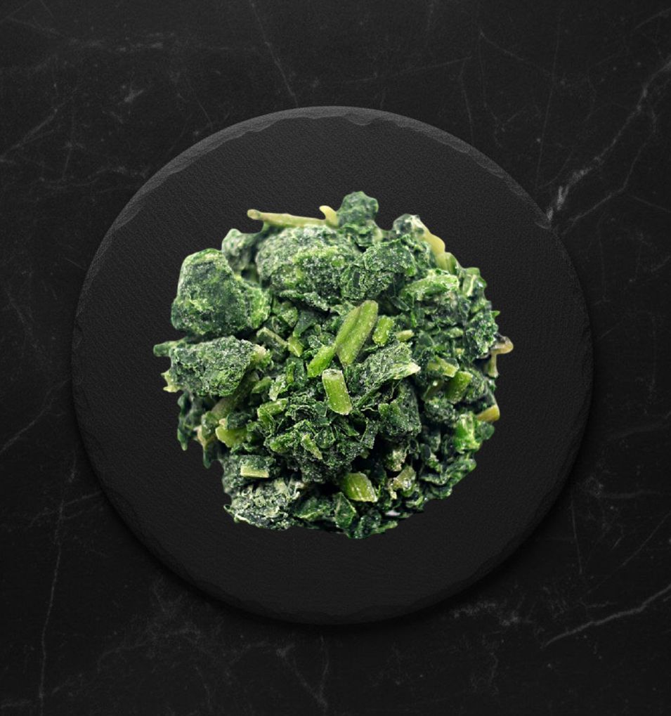 Шпинат резаный вес