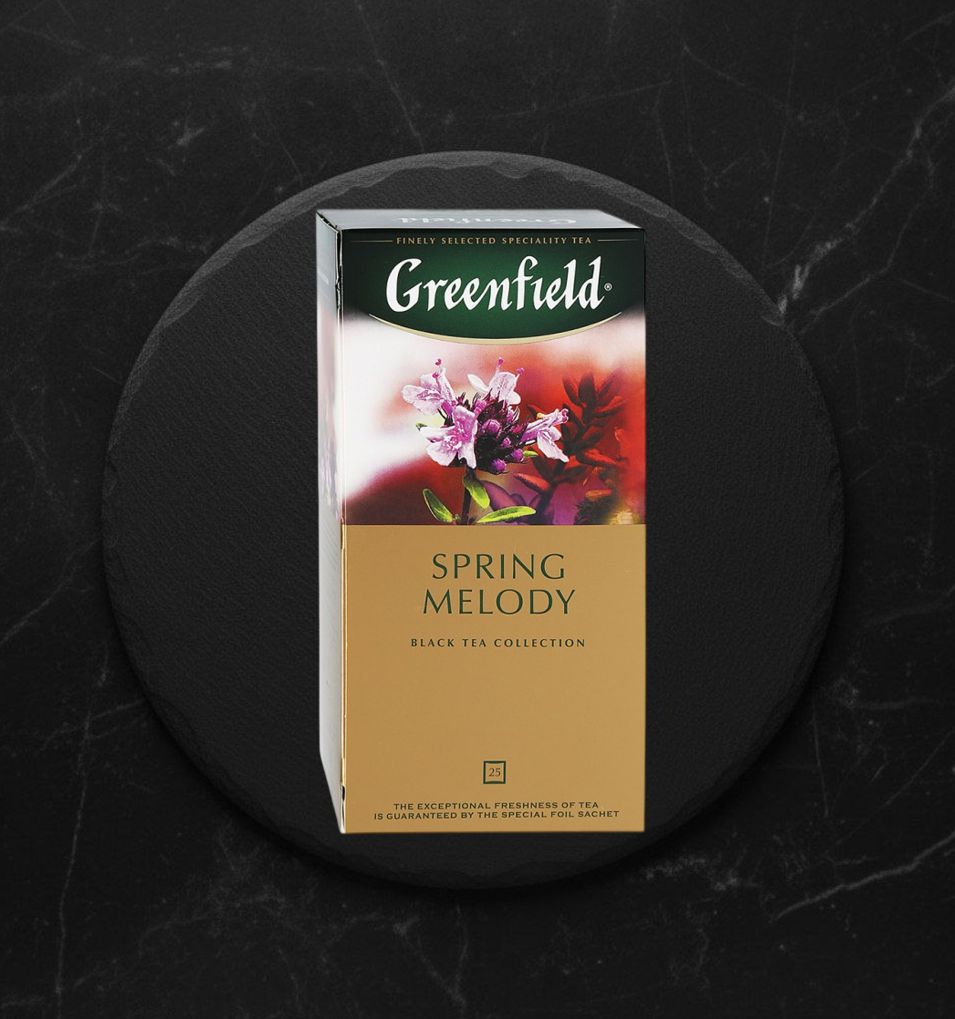Чай Гринфилд черный Спринг Мелоди 1,5гр.*25п.