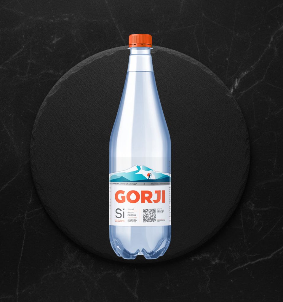 Вода Минеральная GORJI природная лечебно-столовая газ., 1л, пэт