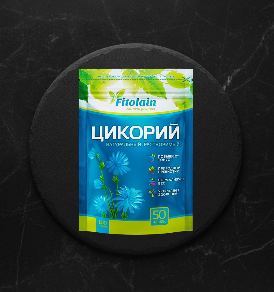 Цикорий раств Фитолайн 100г ZIP-пакет