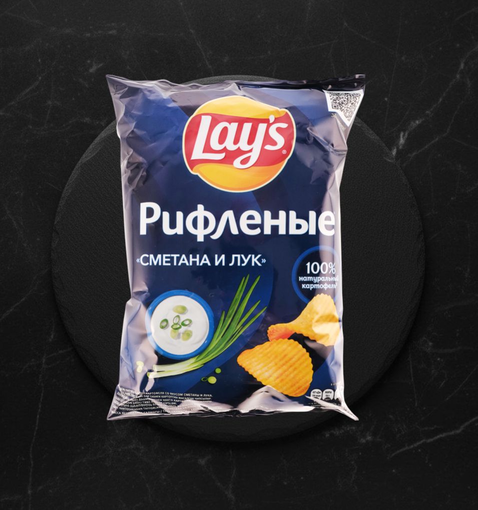 Чипсы Lays Сметана&Лук  140г