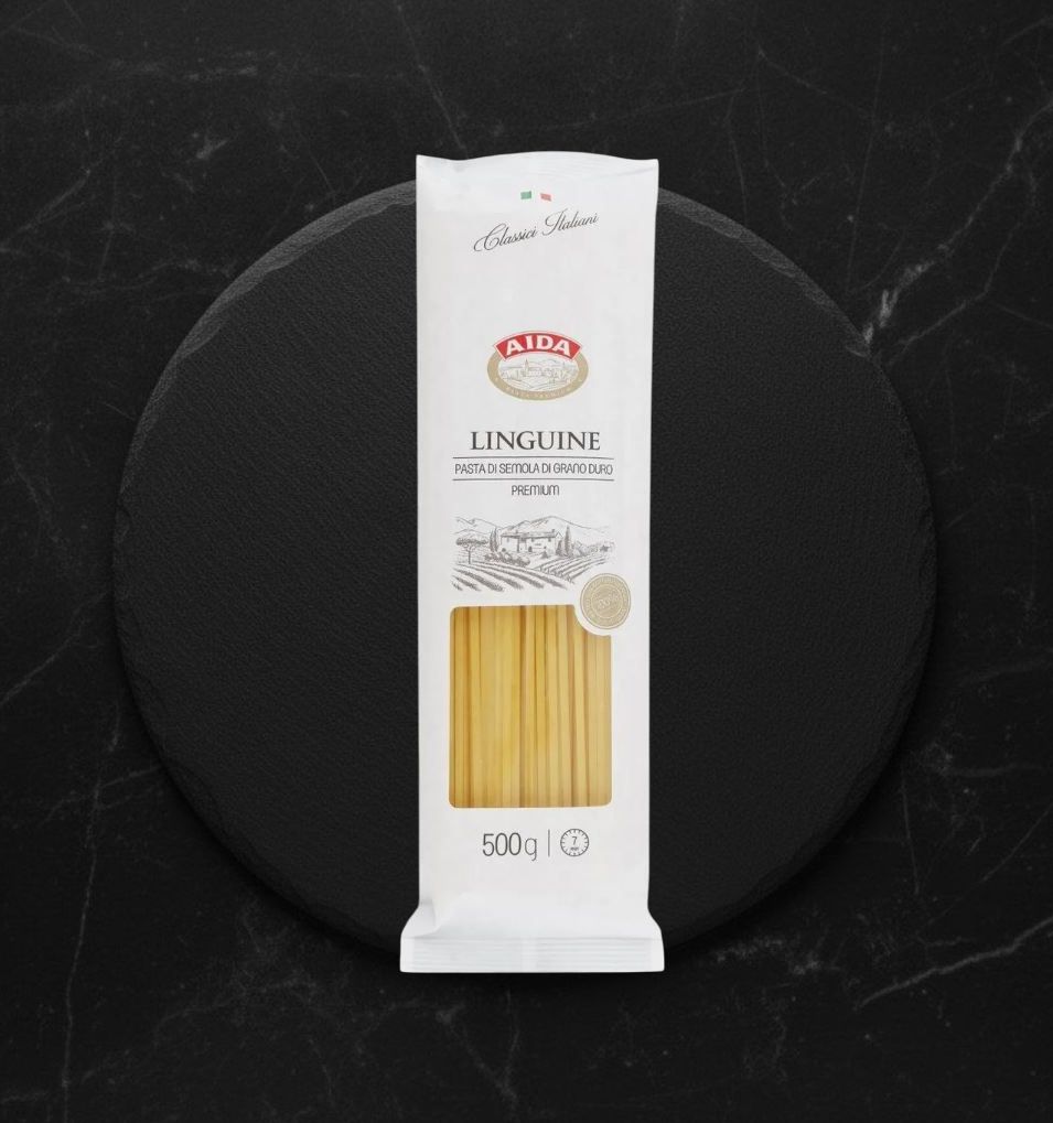 Макаронные Изделия Лапша 500гр. AIDA NEW Linguine