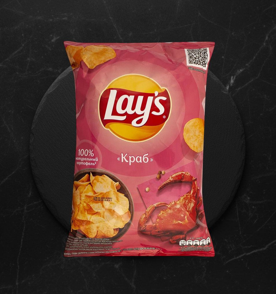 Чипсы Lays Краб 140г