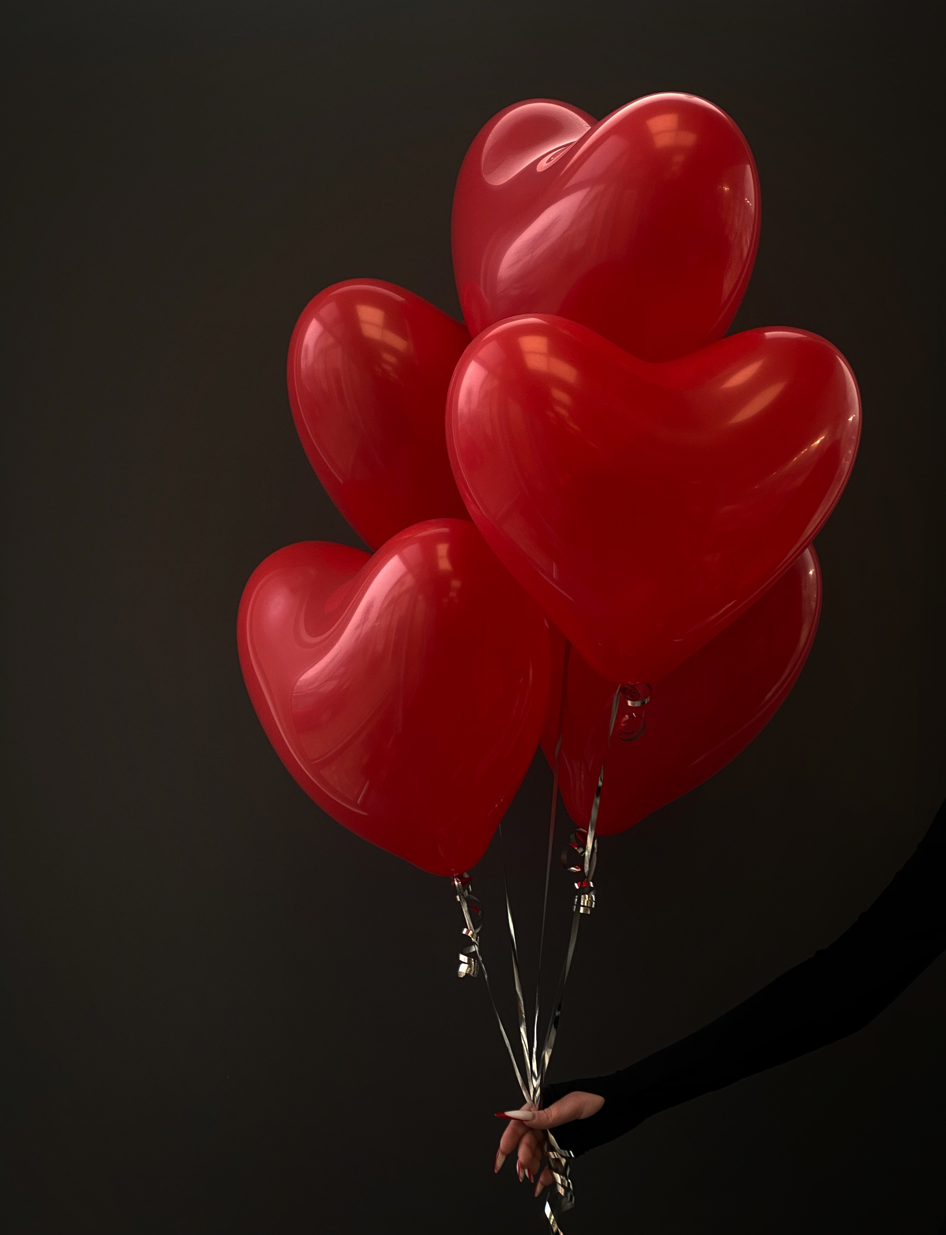 Шары в виде сердца