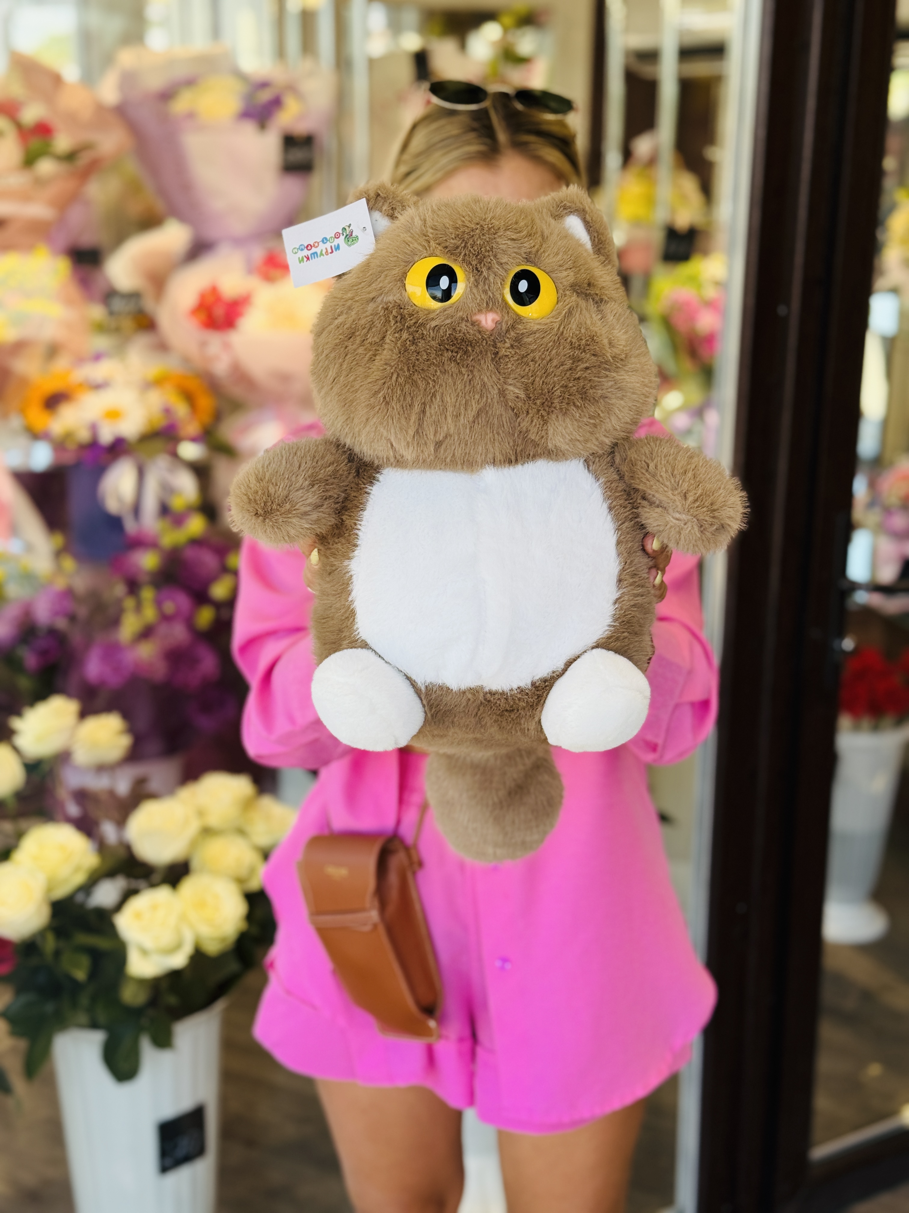 Мягкая Игрушка кошка Brown 38 см