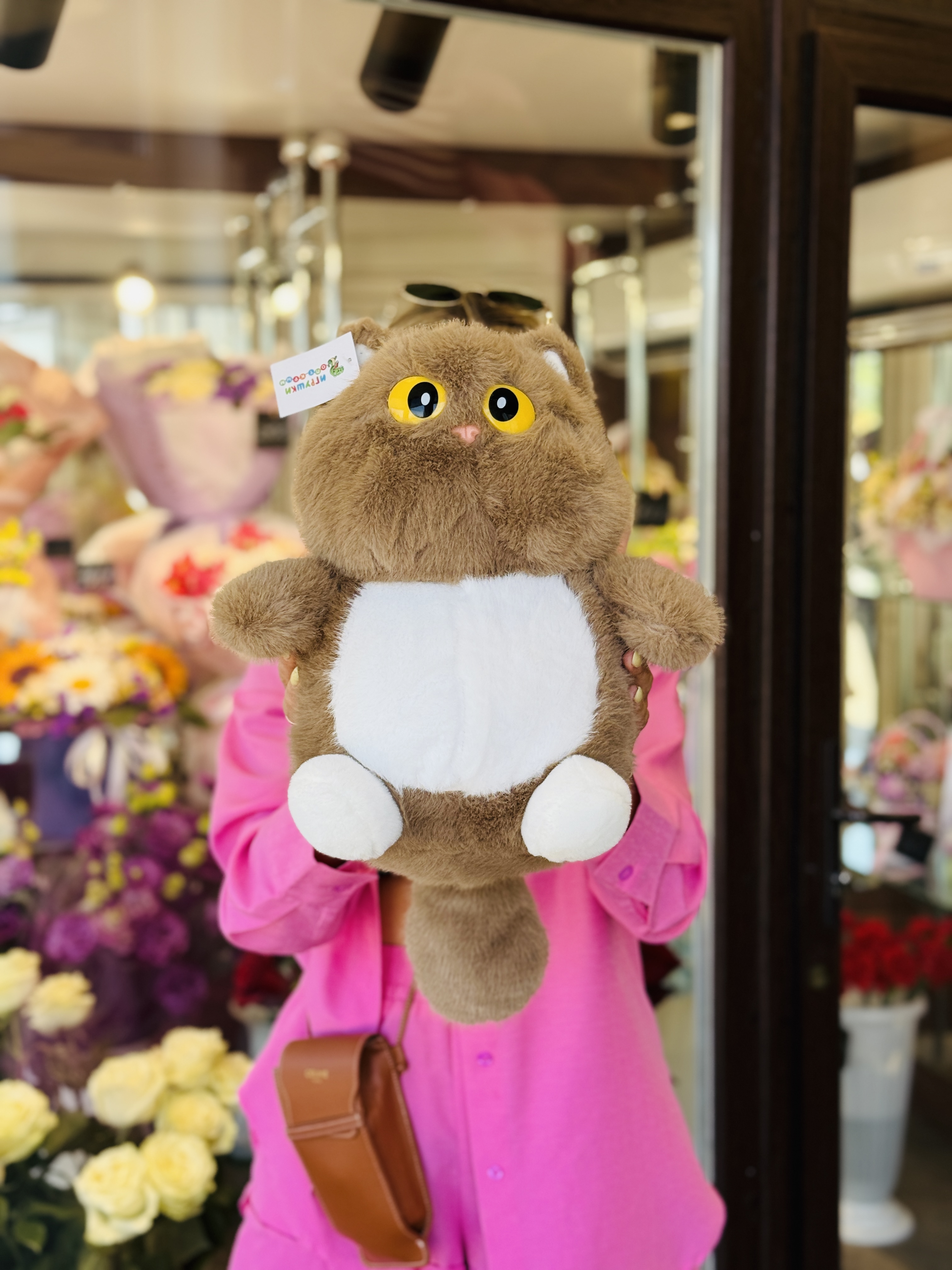 Мягкая Игрушка кошка Brown 38 см