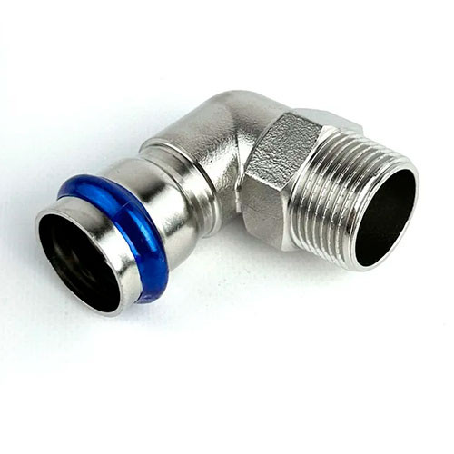Угол-пресс 18 * 3/4" НР нерж. [5-70], ZEISSLER, ZTI.553.001805
