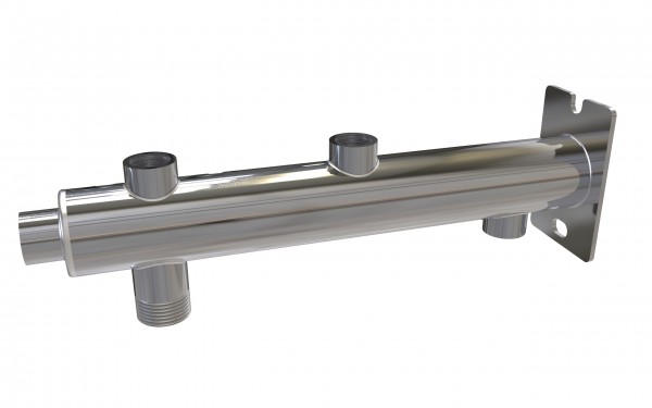 Консоль для расширительного бака из нержавеющей стали 1/2"ВР х 4 * 3/4"НР х 1, AISI 304 [ КРБ20-15*4-02 ], ПроксиТерм, KRB-02