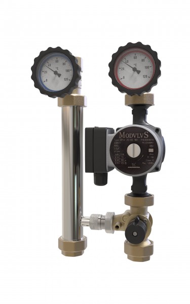 Насосная группа со смесителем Classic 1" - под насос 180 мм (без насоса), ПроксиТерм, MK DN 25 Classic