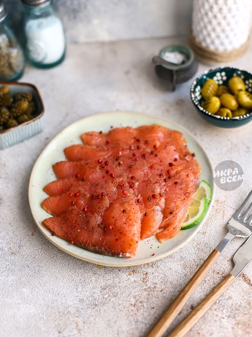 Лосось с Розе нарезка