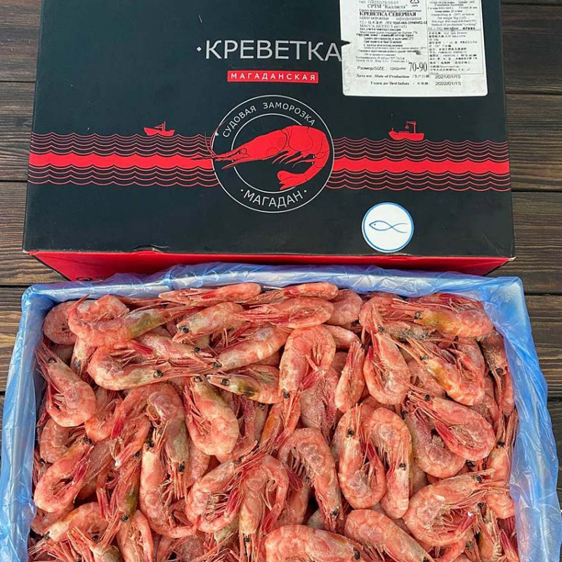 Магаданская креветка 70/90 5кг