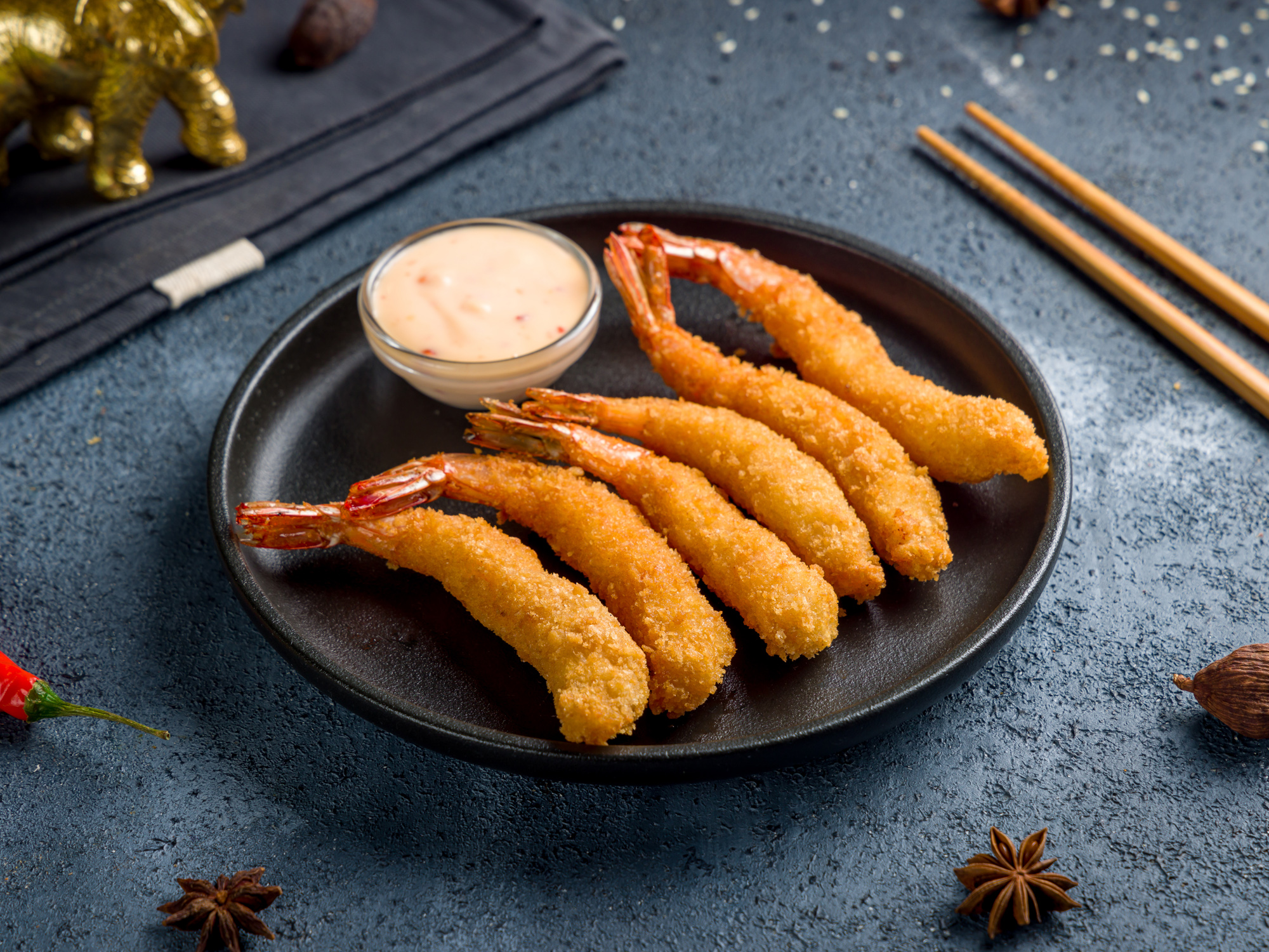 Креветки темпура (6шт)