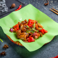 Курица в соусе с овощами