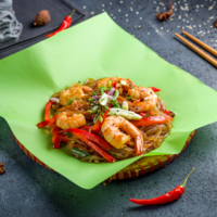 Стеклянная лапша с королевскими креветками